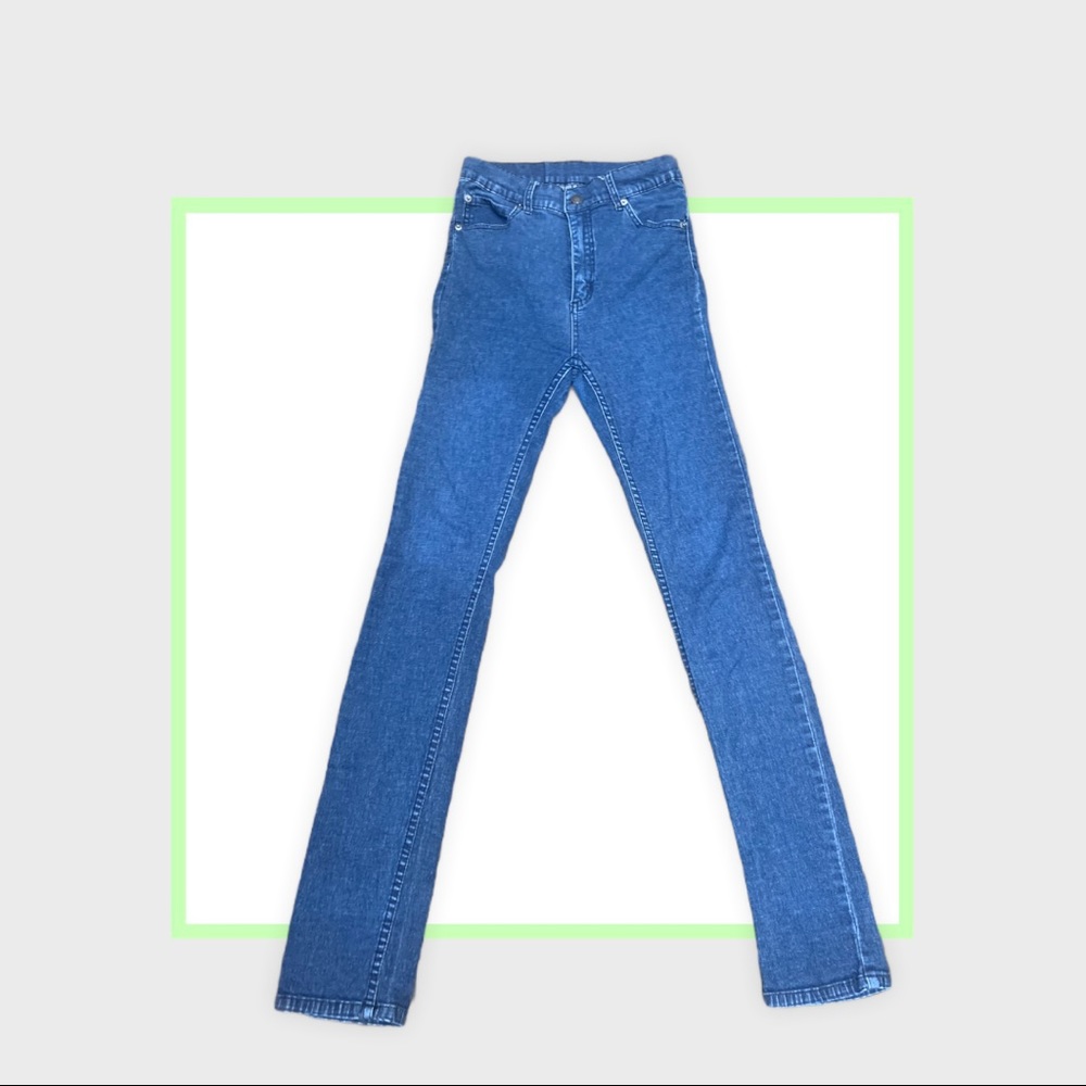Cheap Monday second skin medium wash jeans